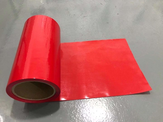 HDPE κόκκινου χρώματος HDPE ταινιών απελευθέρωσης η σιλικόνη έντυσε το σκάφος της γραμμής απελευθέρωσης για τις ταινίες αφρού