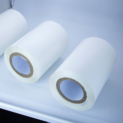 Άσπρη ταινία ελασματοποίησης 0.085mm 85um PET θερμική