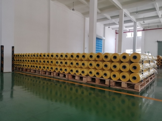 Ταινία περιτύλιξης HDPE κίτρινου χρώματος διαστάσεων 70um για συλλέκτη βαμβακιού CP770