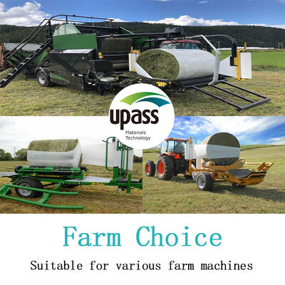 500mm 25micron Λευκή Αγροτική Προστατευτική Μεμβράνη για Συσκευασία Σιτηρών Καλαμποκιού, Μαλακό Υλικό PE