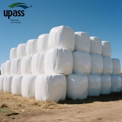 750mm 5-Layer LLDPE Φύλλο Πλαστικό Τυλίγματος Σιτηρών με Υπηρεσία Κοπής για Γεωργική Τύλιξη Δεσμών