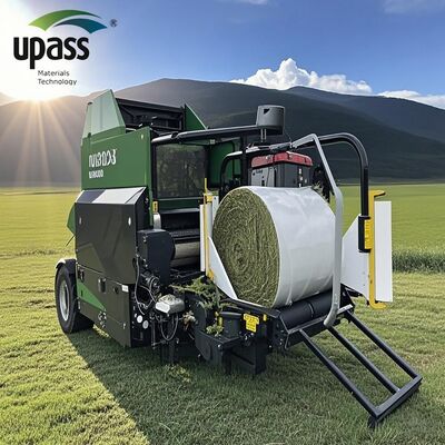 750mm 5-Layer LLDPE Φύλλο Πλαστικό Τυλίγματος Σιτηρών με Υπηρεσία Κοπής για Γεωργική Τύλιξη Δεσμών