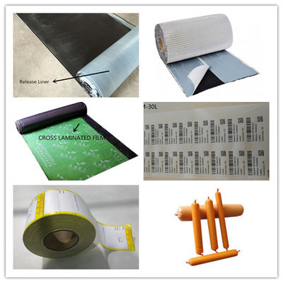 Άσπρη HDPE χρώματος UV ανθεκτική διαγώνια ταινία τοποθέτησης σε στρώματα εκτυπώσιμη