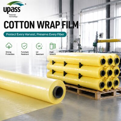 Βαμβακερή μεμβράνη περιτυλίγματος HDPE – Ανθεκτική στην υπεριώδη ακτινοβολία για αποθήκευση σε εξωτερικό χώρο (6–18 μήνες στην Αυστραλία και τη Βραζιλία)